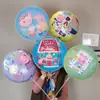 Globo de película de aluminio de dibujos animados sosteniendo 18 pulgadas apertura escolar de jardín de infantes centro comercial 61 juguetes para niños para empujar pequeños regalos