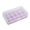 Caja de huevos al por mayor refrigerador especial almacenamiento en refrigerador plástico transparente caja para mantener frescos los huevos en stock