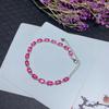 Pulsera de Topacio en Polvo Plata de Ley 925 Engastada con Joyería Elegante de Gracia de Nicho Suministro en Vivo Femenino