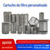 Cartucho Filtrante de Aço Inoxidável 304 Cartucho de Malha Trançada de Arame Metálico 316L Cesto Filtrante Perfurado Industrial