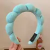 Amazon Nube Transfronteriza Aro para el Cabello Paño de Toalla Aro Retorcido para la Cabeza Esponja Europea y Americana Parte Superior Alta del Cráneo Lavado de Cara Hebilla Retorcida para la Cabeza