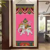Tíbet Thangka Estatua de Buda Tela Colgante Tela de Pared Tela de Fondo Sala de Estar Pasillo Tapicería de Tela Decoración de Pared Pintura Colgante de Ópera del Tíbet