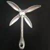 Bote de goma inflable kayak bote inflable bote de pesca ancla plegable especial ancla de loto ancla fija de acero al carbono kayak