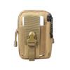 Bolsa de accesorios para teléfono móvil de viaje para deportes al aire libre estilo coreano, camuflaje, deportiva, ajustada, riñonera táctica