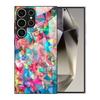 Adequado para Capa de Celular Samsung A90 S25Ultra Quebra-cabeça S23 Capa de Vidro S24 Capa Protetora A70 Criativa A54 Nova