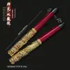Jogo de paz comendo frango cercando nunchakus dragão fuga de metrô modelo de arma branca ornamentos de brinquedo de liga
