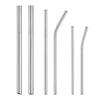 Oferta especial de Amazon: Pajita de acero inoxidable resistente a arañazos, empaque separado, para leche, té, bebida, tubo recto de metal, codo.