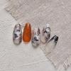 Tomoni Adesivo Fino Resistente para Arte em Unhas Explosivo Concha para Celular Adesivo Retro para Unhas Tinta Gato Adesivo Auxiliar para Arte em Unhas