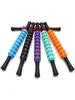 Bastão de Massagem com Engrenagens Personal Trainer Rolo de Fáscia Bastão Rolo de Plástico Eixo Massagemador Muscular Profundo Fitness Yoga Eixo de Massagem