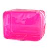 Bolsa de Cosméticos de PVC Transparente de Venta Caliente para Mujeres, Bolsa de Viaje Impermeable de Gran Capacidad para Artículos de Aseo, Bolsa Portátil para Almacenar Productos para el Cuidado de la Piel