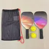 Conjunto de Raquetes de Pickleball de Madeira para Praia com Prancha de Paddle Raquete de Pickleball Transfronteiriça