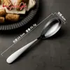 Colher Brilhante de Aço Inoxidável 316L, Colher de Sobremesa de Alta Qualidade, Colher Pequena para Comer, Atacado de Fábrica, Colher de Azeitona Espessada