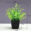 Punto Nuevo Bonsái Plantas de Decoración para el Hogar Pequeños Adornos Flores Artificiales Plantas Verdes Plantas en Maceta Flores Artificiales Fábrica Venta al Por Mayor