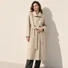 Casaco de pelo de camelo Casaco CEID temperamento luxo leve casaco de pelo de camelo lã clássico lã dupla face 26 Outono/Inverno Roupa Exterior Feminina