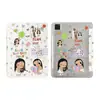 O Porta-canetas em Y de Jade Pequeno com Treliça é adequado para capas de tablets iPad 11ª/10ª geração, bem como para capas Air 7ª/8ª geração e capas mini de desenhos animados.