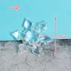 Decoración de Pastel Frozen Copo de Nieve Adornos de Copo de Nieve Copo de Nieve Blanco Hielo Paisaje Navideño Decoración de Bonsái