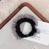 Versátil scrunchie plisado de tela con estampado de leopardo para el pelo, accesorio de alta gama para coleta, nuevo accesorio para el pelo 2026