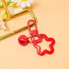 Llavero colgante de campana de pentagrama calado de colores Kit de material para abalorios hecho a mano DIY para accesorios de decoración de bolsas y orejas
