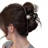Presilha Grande para Cabelo com Acabamento de Luxo, Novo Modelo 2025 Presilha Tubarão para a Parte de Trás da Cabeça, Grampo de Cabelo, Acessório de Cabelo para Mulheres