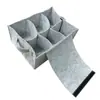 Bolsa de Almacenamiento de Fieltro para Platos Utensilios de Cocina Transfronterizos Caja de Almacenamiento Portátil para Picnic Camping Compartimento para Tazas Tazones Bolsa de Almacenamiento