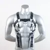 Popular cinturón de cuero para hombre YSF transfronterizo, correas de sujeción corporales para hombros, bondage, sujeción de cuero estilo SM oscuro