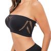 Top Tubo Sem Costura Peça Única para Mulheres, Costas Nuas, Anti-Exposição, Cor Sólida, Roupa Íntima Camada Base, Top Tubo Costas Nuas, Design Peça Única