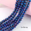 Venda Quente Transfronteiriça Contas de Vidro Cristal Contas Soltas Roda Pulseiras Facetadas Colar Acessórios de Joias Contas Planas de Cristal Contas
