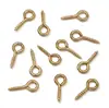 Tornillos de Ojo de Oveja y Cuerno de Acero Inoxidable, Materiales Colgantes Hechos a Mano para Bricolaje, para Hacer Aretes y Colgantes