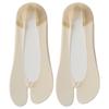 Calcetines Zhuji para mujer, calcetines náuticos finos de primavera y verano con puntera dividida que no se caen, con calcetines invisibles de dos dedos antideslizantes, desodorantes, calcetines de algodón puro absorbentes del sudor