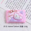 Fofo miau chocolate comida brincar desenho animado joias diy cola creme resina pequenos acessórios furos fivela de sapato material