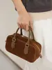 Bolsa de Mão Boston Fashionável Retrô Estilo Europeu e Americano 2026 Nova Mais Vendida Bolsa Feminina Elegante Versátil Bolsa Transversal Feminina