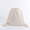 Nueva bolsa de algodón monocromática sencilla, portátil, con cordón, mochila de lona de gran capacidad para hombres y mujeres.