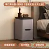 Mesita de Noche de Madera Maciza Ultradelgada para Dormitorio del Hogar Modelo Caliente 2025 Pequeño Minimalista Moderno Gabinete de Almacenamiento sin Instalación