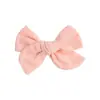 Pinza para el Cabello con Lazo de Flor Más Vendida de Amazon para Niños, Pinza de Doble Capa de Color Sólido para Flequillo, Pinza Lateral para Cabello de Bebé 2909