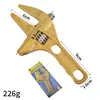 Llave para Grifo de Baño con Mango Corto de Aleación de Aluminio para Desmontar Tuberías de Desagüe y Abrazaderas de Tubería de Fontanería en Lavabos