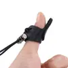 Ventas Directas de Fábrica Arco Tradicional Tiro con Arco al Aire Libre Protector de Dedos para Arco Grueso Protector de Dedos de Cuero de Vaca Antideslizante Resistente al Desgaste Protector de Dedos para Arco y Flecha