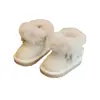 Botas de Nieve para Bebé Niña con Forro Polar, Felpa, Lentejuelas, Botas de Princesa, Nuevo Estilo Otoño/Invierno, Zapatos de Algodón para Niños Pequeños, Zapatos Caminadores para Bebés y Niños Pequeños