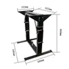 Pernas de Mesa Dobráveis para RV para Iveco, Ford Transit e Outros Veículos Comerciais, Adequado para Caravanas e Reboques, com Pernas de Mesa de Armazenamento Removíveis e Tampo de Mesa