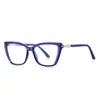 Armação de Óculos Fashion Ultra Leve Tr90 2242 Luxo Acessível Francês Nicho Espelho Plano Feminino Radiação Anti-Luz Azul Espelho de Computador