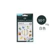 Faber-Castell Arcilla Alemana Pegamento sin Clavos Arcilla Pared de Fotos Pegamento para Marco de Fotos Pegamento para Póster Adhesivo de Doble Cara Pegamento Tesoro 50g