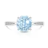 Anillo de Fuegos Artificiales de Piedras Preciosas Coloridas "Una Vida Una Eternidad" para Mujer, Transmisión en Vivo, Más Vendido, Chapado en Oro Real, Anillo de Diamante de Alto Carbono, Dropshipping Transfronterizo