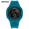 Reloj Digital Sanda Deportes al Aire Libre Impermeable Luminoso Reloj Despertador Estudiante Fiesta Estudiante de Secundaria Reloj Digital