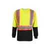 Tienda Insignia de Origen TransfronterizoProducto estrella más vendido transfronterizo: Camiseta de seguridad reflectante de manga larga de secado rápido para comercio exterior del fabricante