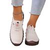 24 primavera e verão novos sapatos de tamanho grande transfronteiriços femininos tendão de carne fundo macio costura à mão sapatos de mãe de meia-idade e idosos no local atacado