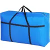 Bolsa Extra Grande de Embalagem para Mudança de Tecido Oxford Espessada Impermeável Tecida Bolsa de Estudante Bagagem Saco de Armazenamento de Edredom Venda Direta da Fábrica