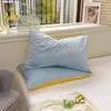 2025Funda de Almohada de TerciopeloFunda de Almohada de Terciopelo Artículo Individual Funda de Almohada Color Sólido Cálida y Suave Artículo Individual Funda de Almohada
