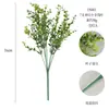 Cientos de Populares Ramilletes de Eucalipto Artificial para Patios Exteriores y Jardines, Arreglos Florales, Decoración Suave, Paisajismo, Plantas Verdes Simuladas, Flores Artificiales