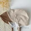 Gorros para Bebé Primavera, Otoño e Invierno Estilo Nuevo Protección Craneal para Bebé Protección de la Fontanela Orejas Gorro Fetal Gorro de Palacio con Cordones para Niños y Niñas