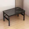 Mesa Plegable para Uso Doméstico, Mesa Baja para Comer, Escritorio, Mesa de Comedor Rectangular, Mesa de Puesto, Mesa Sencilla para Vivienda de Alquiler