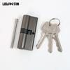 Cilindro de Cerradura de Latón Macizo de Doble Apertura Lado Igual para Puertas Grandes de Aluminio con Rótula de Rotura Térmica Estándar Europeo 70, Puerta de Madera Interior Puerta de Aluminio Cilindro de Cerradura Antirrobo